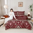 thumbnail image 4 of Castle Fairy Hippie Aztec Twin Comforter Sets,Bohemian Abstract Geometric Bedding Set, 4 of 8