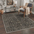thumbnail image 5 of KUETH Modern 2x3 Area Rugs for Living Room, Non Slip Machine Washable Retro Rugs, Low Pile Chenille Print Rug for Bedroom, Dining Room, Home Office, 5 of 9