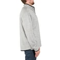 thumbnail image 3 of Realtree Men's Fleece Quarter Zip Pullover Sweatshirt in Gray, Sizes S-2XL, 3 of 6