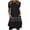 Black, variant on QLEICOM Womens Summer Floral Print Short Sleeve Sundress T-Shirt Dress Casual Loose Dress with Pocket Multicolor XXL, US Size:12