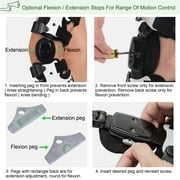 Orthomen OA Unloader Knee Brace Support for Arthritis Pain, Osteoarthritis, Knee Degeneration (Left)