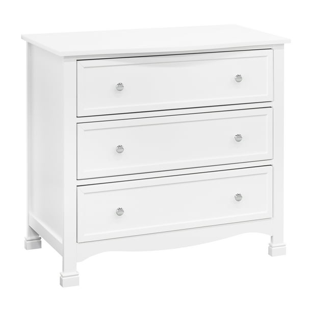 Davinci Kalani 3 Drawer Dresser In White Finish Walmart Com