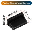 thumbnail image 4 of 8Pcs Rubber USB Port Cover USB 2.0 Type a Female Port USB Port Caps Protector Dustproof Anti Dust USB Dust Cover for Computer Laptop Notebook, Black, 4 of 7