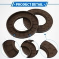 thumbnail image 5 of Unique Bargains Universal Oil Seal TC Double Lip W Steel Spring Seal Ring Rotary Shaft Seal High Pressure FKM Rubber Brown 2 Pcs 50x90x10mm, 5 of 7