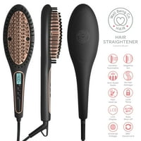 Hair Straightening Brushes Well Being Hair Straightening Brush Professional Grade Salon Irons Ceramic Heating Anti Scald Straightener