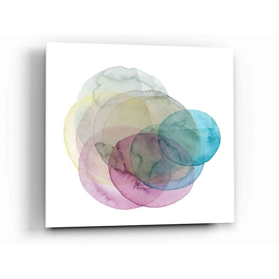 Epic Art 'Evolving Planets II' by Grace Popp Acrylic Glass Wall Art, 12"x12"