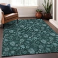 thumbnail image 6 of Addison Rugs Mayfield Washable Transitional Floral Teal Rectangle Rug, 8' x 10', 6 of 6
