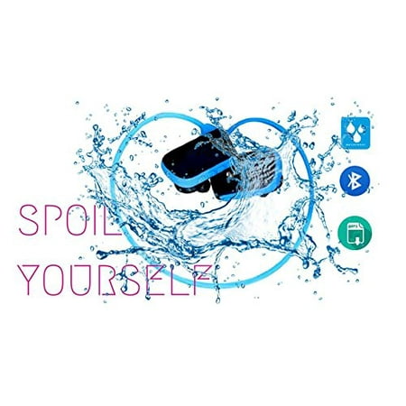 - HIDAN Waterproof MP3 and Bluetooth Wireless Headset for Active You (Blue)