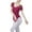 Burgundy Short Sleeve, variant on Bodysuit T Shirt Gymnastics Dance Leotards For Womens Dancewear Romper Mesh Back
