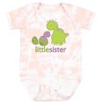 thumbnail image 3 of Inktastic Little Sister Purple Girls Baby Bodysuit, 3 of 5