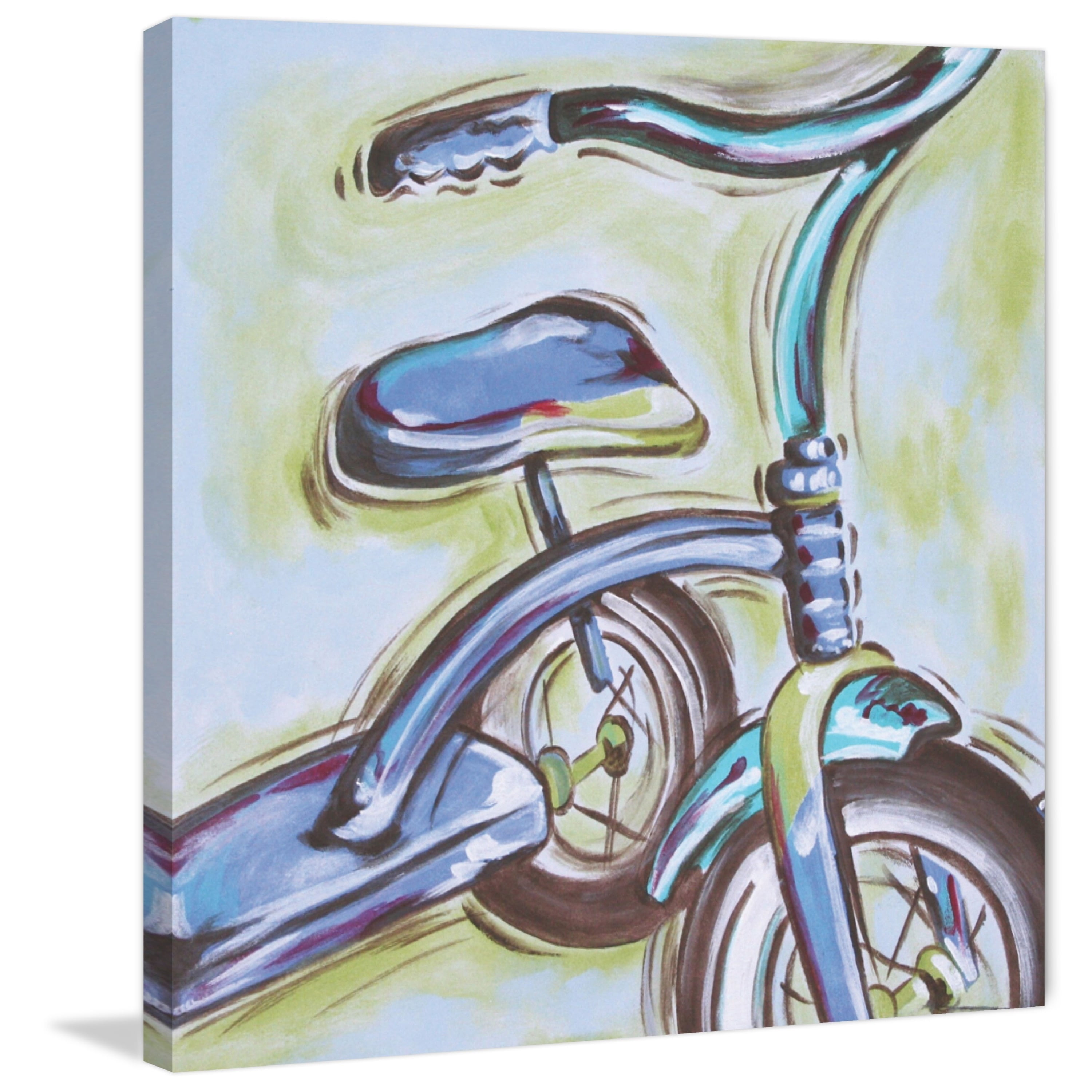 Marmont Hill "Trike" by Reesa Qualia Painting Print on Wrapped Canvas
