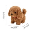 thumbnail image 3 of BESTSKY Realistic Robot Puppy Dog Toy, Cute Soft Mini Robot Puppy, Lifelike Interactive Pet Dog Toy for Surprise Gift Kids, 3 of 7