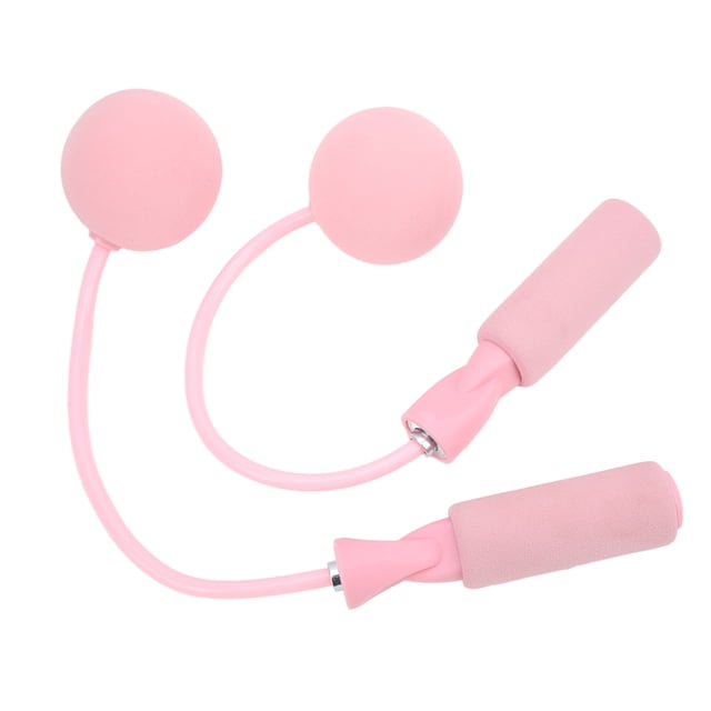Cordless Skipping Rope, Rotate Quickly Comfortable Jumping Smoothly Ropeless Rope For Office Pink
