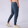 thumbnail image 4 of Zszcpp Men Work Pants Pocket Stretch Woven Running Training Leg Cinching Drawstring Work Sports Lounge Trousers Casual Trouser, 4 of 4