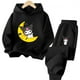 thumbnail image 4 of Conjunto de sudadera con capucha Kawaii Kuromi para niños y niñas de 3 a 14 años, sudadera informal de calle Kawaii, para deportes al aire libre, 4 of 5
