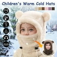 thumbnail image 3 of Kids Winter Fleece Balaclava Hats 3 in 1 Comfortable for Kids in Winter Outdoor Play, 3 of 7
