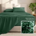 thumbnail image 5 of Bare Home 22" Extra Deep Pocket Sheet Set - Premium 1800 Collection - Ultra-Soft - Queen, Forest Green, 5 of 9