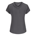thumbnail image 5 of Scyoekwg Women Basic Tops Trendy Ladies Blouses Dressy Casual Loose Going Out Tops Womens Summer Fashion Short Sleeve Cute T Shirts, 5 of 8