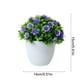 thumbnail image 3 of Plantas Artificiales De Plástico En Maceta Planta artificial de plástico azul con forma de bonsái para decoración del hogar, bodas y sala de estar (1 pieza) Rkxzt, 3 of 9