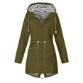 thumbnail image 1 of Xingqing Veste Épaisse à Capuche pour Femmes Manches Longues Design Coupe-Vent, 1 of 7