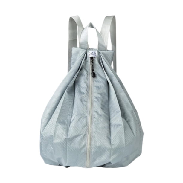 Mochila para exteriores, bolsa de trabajo, organizador plegable, gran capacidad, ligera, para viajes. Gris