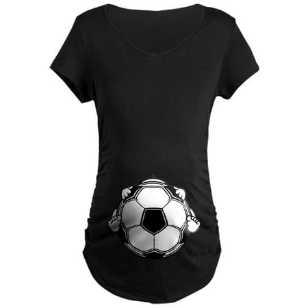 

CafePress - Soccer Baby Maternity Dark T Shirt - Maternity Dark T-Shirt