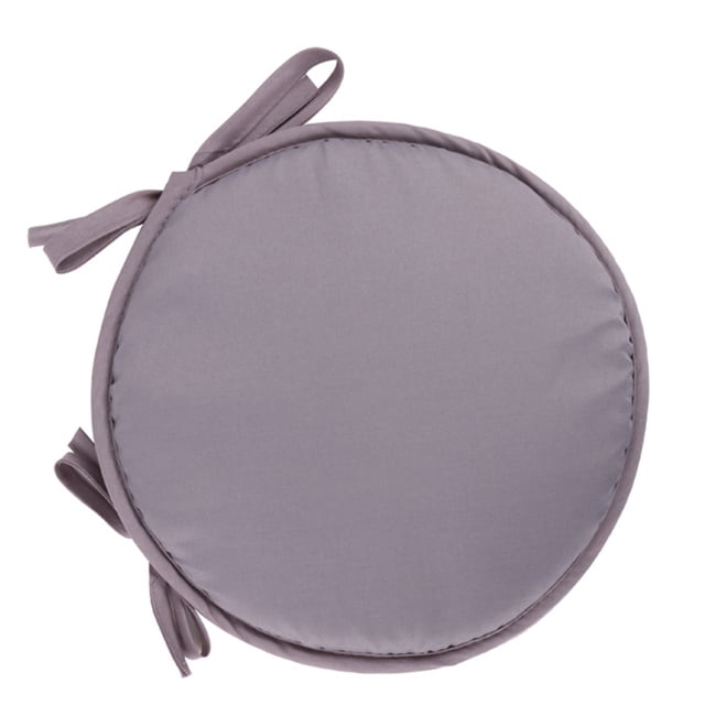 SHISUYAN 1Set Round Cushions for Stools Light Grey Polyester Sponge Thickened Design for Home Decor
