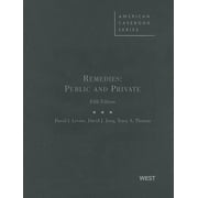 Pre-Owned Remedies: Public and Private (American Casebook Series) (Hardcover) 0314184104 9780314184108