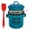Blue#5, variant on 2026 New Bacon Grease Container with Strainer and Food-Grade Silicone Spatula, 48 Oz Grease Trap Jar, Greases Saver for Kitchen, Enamel Oil Can for Cooking/Frying/Baking(Green)