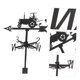 thumbnail image 5 of unbranded Weathervane Decorativo De Metal Negro Para Y Jardín Con Acabado Detallado, 5 of 7