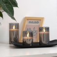 thumbnail image 2 of Flameless LED Candles with Remote Control, Glass Pillar Battery Candles with Timer for Home Decor, 2 of 5