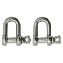Extreme Max 3006.8276.2 BoatTector Stainless Steel Chain Shackle - 5/8", 2-Pack