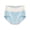 Light Blue, variant on Womens High Rise Cotton Briefs, Tummy Control High Waist Underwear, Breathable Soft Full Coverage Panties for Women, Sky Blue 1-Pack,Size L
