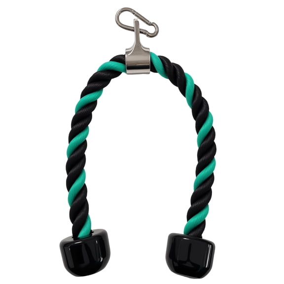 qibylift Heavy Tricep Rope Cable Attachments Cable Machine Accessories for Home Gym, Nylon Tricep Rope for Cable Machine Attachments, Pulley System Attachment, LAT Pull Down Attachment Weight Fitness