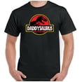 thumbnail image 2 of Camiseta Daddysaurus para hombre, diseño de dinosaurio, regalo divertido para el día del padre, para papá, 2 of 4