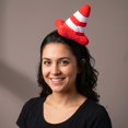 thumbnail image 6 of Hfppkn Plush Traffic Cone Headband Novelty Roadblock Hair Hoop 20cm Red, 6 of 7