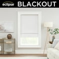 thumbnail image 2 of Eclipse Drew Cordless Roman Shade 100% Blackout 23 In Wide x 64 In Long, in White, 2 of 10
