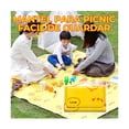 thumbnail image 3 of Tapete Impermeable Elegate Para Picnic Camping 150cm X 200cm Amarillo, 3 of 5