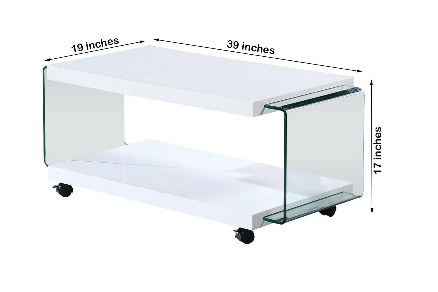 Table Basse Canadian Madonna Condo Blanc