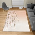 thumbnail image 2 of Weeping Flower Turkish Area Rug, Freshly Blooming Cherry Blossom Branches Buds Spring Season Artwork, Soft Carpet for Living Room Decor with Distressed Look, 6.6' X 9.6', Peach, by Ambesonne, 2 of 4