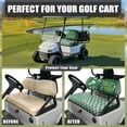 thumbnail image 5 of FUIALDOLG Green Cartoon Golf Print Golf Cart Seat Covers for Club Car Precedent Ordinary Seats, Breathable Front and Back Seat Cushion Cover for Golfcart, Easy to Install, 5 of 8