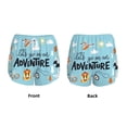 thumbnail image 5 of Picia Let's Go on an Adventure Pattern Women's 2 in 1 Athletic Running Shorts High Waisted Workout Casual Gym Sweat Shorts with Comfy Liner Zipper Pockets-XX-Large, 5 of 9