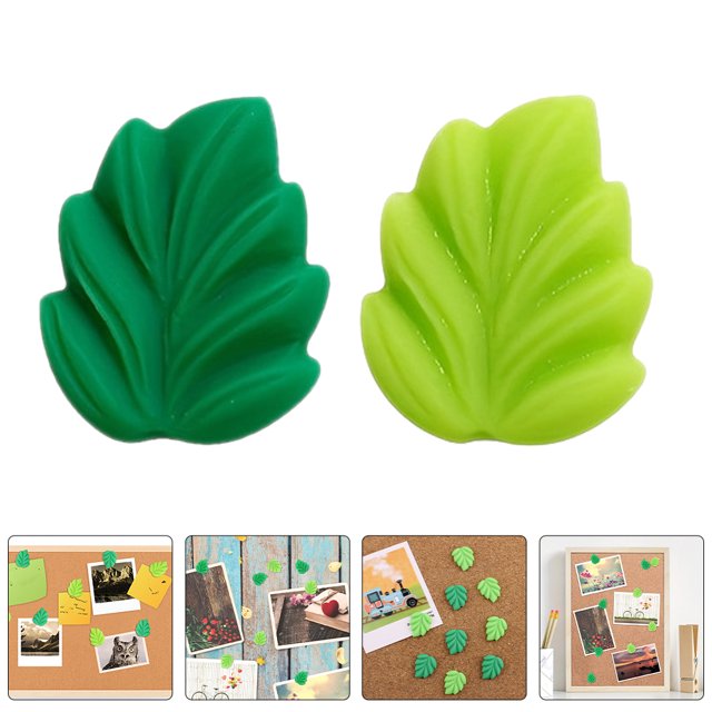 unbranded 20Ud Pines Decorativos Con De Hoja En Resina Para Oficina Y Tableros De