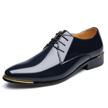 

2024 Special for New Men‘s Business Casual Shoes Fashion Bright Dress Men‘s Shoes Large Number Pointed Shoes