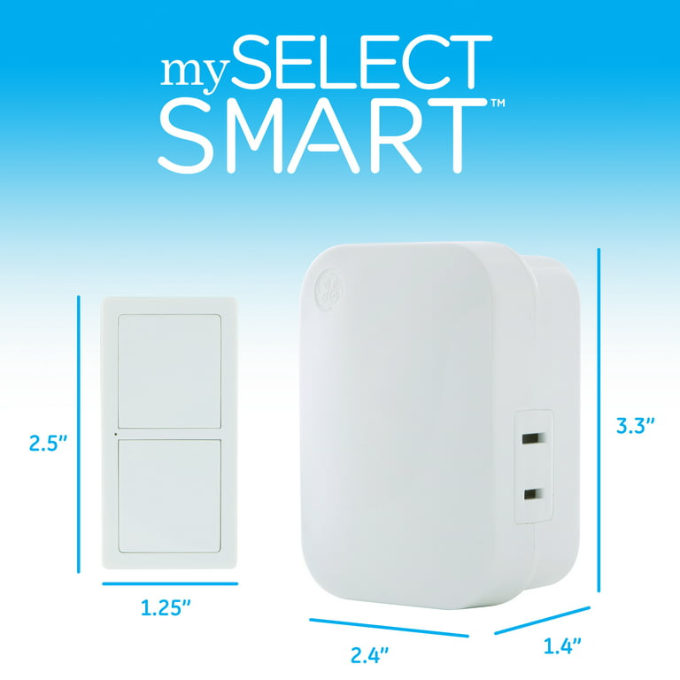 Ge Myselectsmart Wireless Remote Control Light Switch 1 Outlet