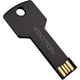 thumbnail image 1 of Unidad flash USB de 32 GB, memoria USB 2.0 con forma de llave de metal, color negro, 1 of 7