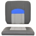 thumbnail image 2 of Triton Boat Aft Jump Seat Cushions | 206 Allure Gray / Blue (2 PC), 2 of 6