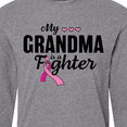 thumbnail image 4 of Inktastic Breast Cancer Awareness My Grandma is a Fighter Long Sleeve T-Shirt, 4 of 5
