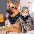 thumbnail image 4 of Constellation Breathable Chiffon Yarn Dog Bandanas (Pack of Two) - Translucent Light Pet Collars - 40.6x40.6x58/16x16x22.8in, 53.3x53.3x76.2/20.9x20.9x30 in, 4 of 5