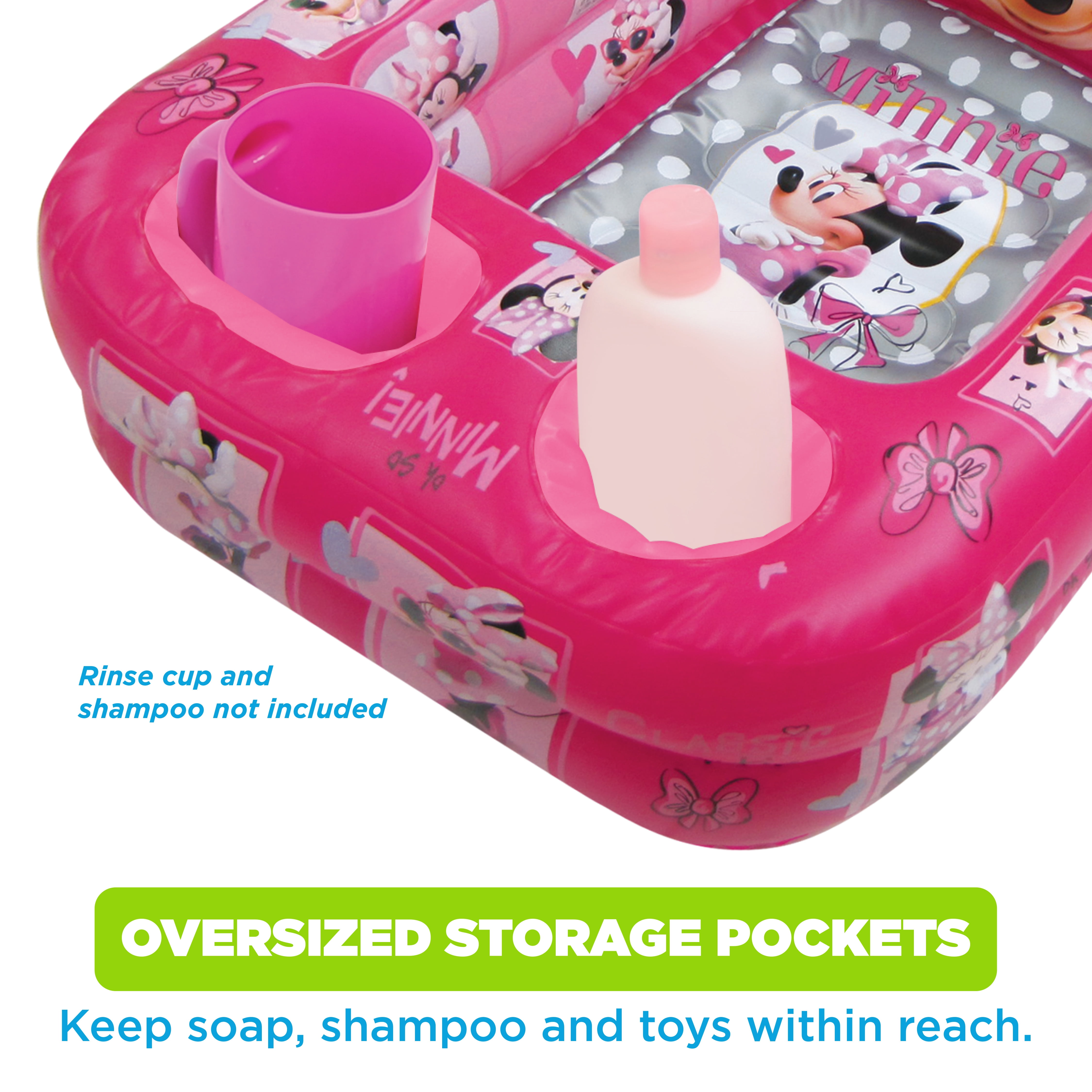 Disney Minnie Mouse Inflatable Safety Bathtub Little Girls Bathtub